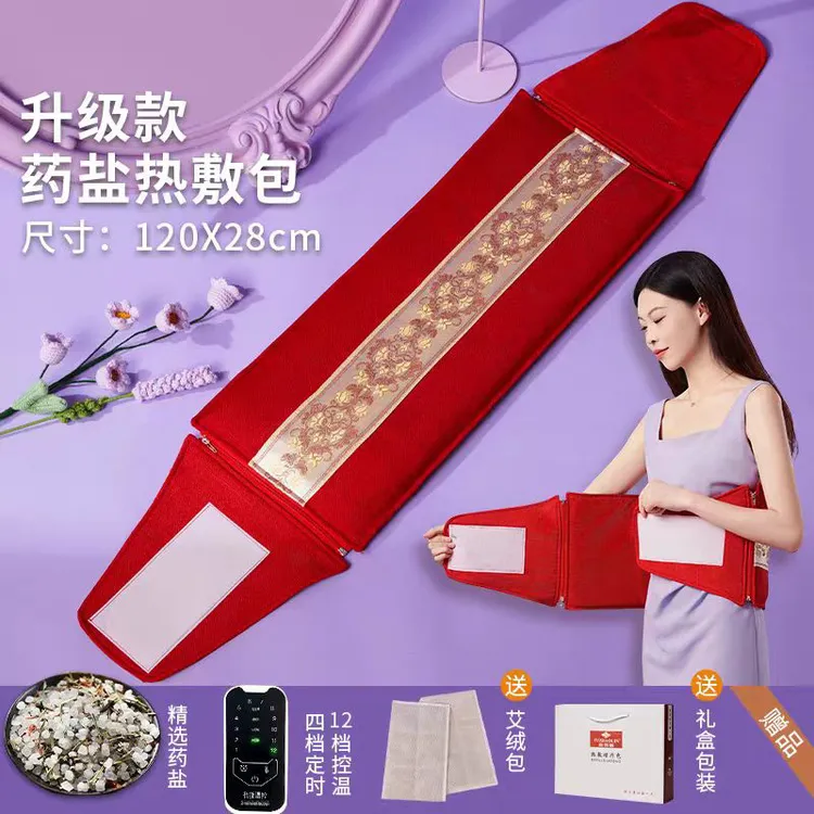 俞兆林电加热海盐粗盐热敷袋大号艾灸理疗热敷包肩颈腰背全身通用