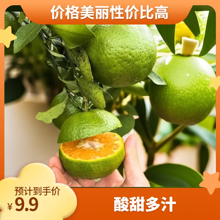 【正宗云南椪柑】酸甜多汁早期青皮柑橘新鲜应季水果手剥孕妇整箱