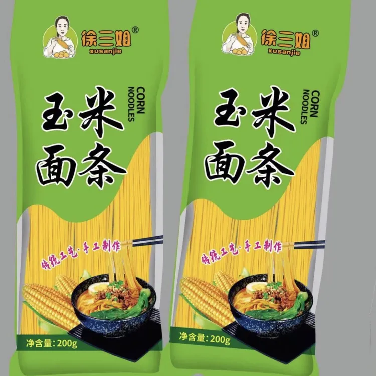 干玉米面条200克12袋包邮