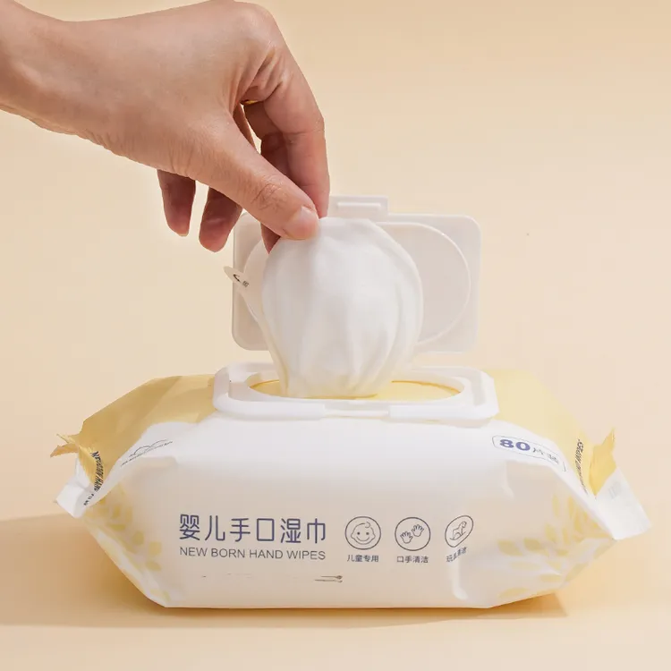 婴儿湿巾纸宝宝手口专用湿纸巾屁屁新生儿童大包带盖湿巾随身携带