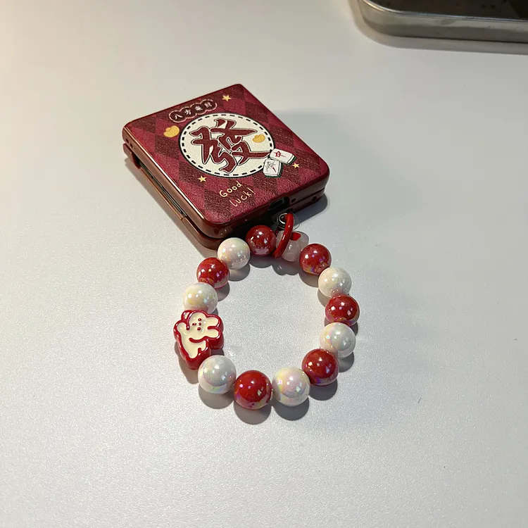 中国风发财华为pocket2三星zflip5手机壳保护壳oppofind2flip女款