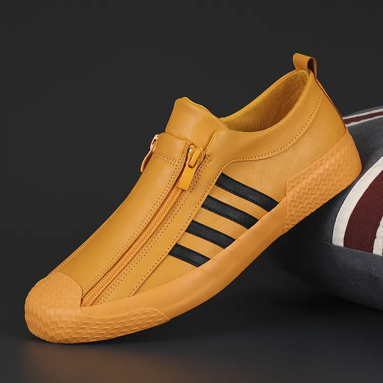 2025新款时尚休闲百搭潮流舒适男士舒适爆款一脚蹬板鞋