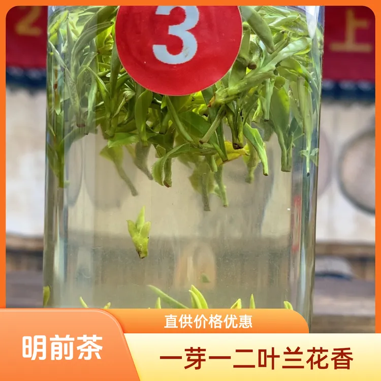 2025新茶黄山明前毛峰茶3号一芽一二叶兰花香味浓清香鲜爽回甘