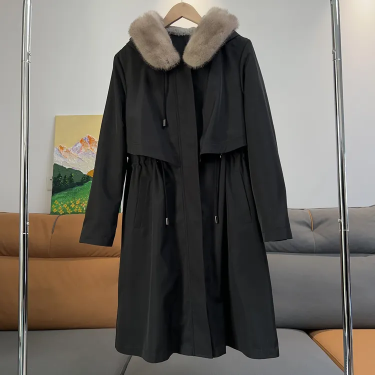 派克服女外套长款加厚冬季