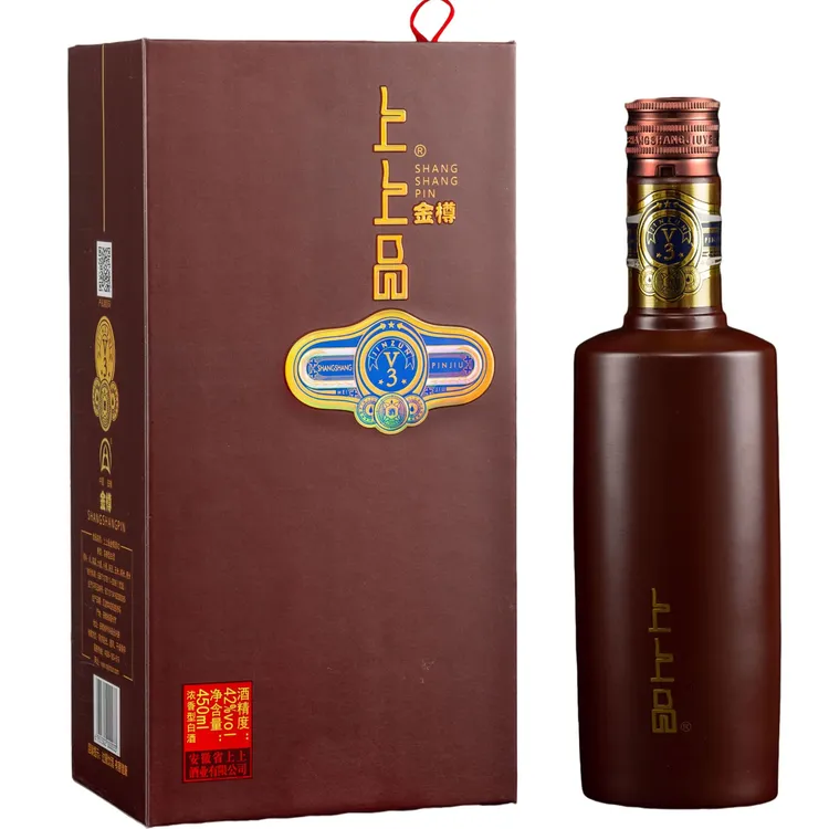上上品酒-金樽V3  七粮软水酿造  绵柔风雅42%VOL450ml