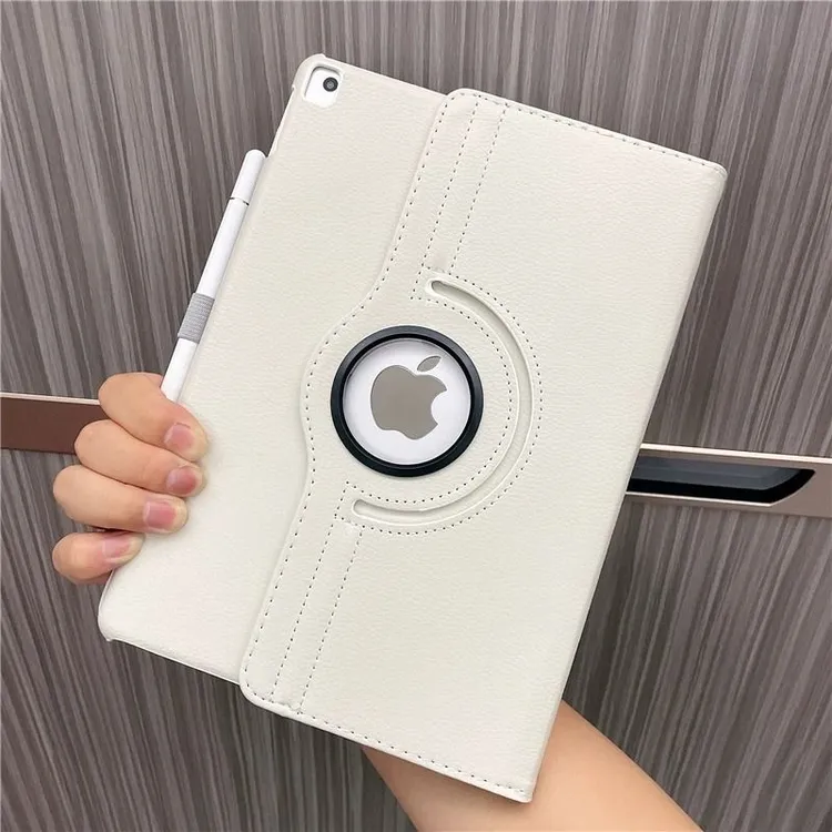 简约纯色ipad保护套7/8/9代mini6旋转ipadPro11平板2022/air3/4/5