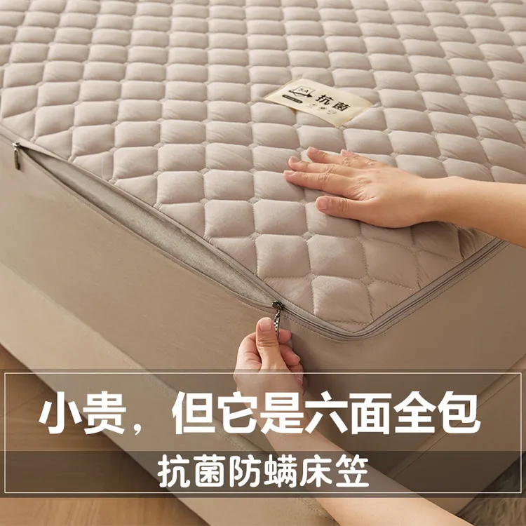 六面全包床笠床罩床垫罩保护套拉链式家用加厚夹棉防滑四季通用款