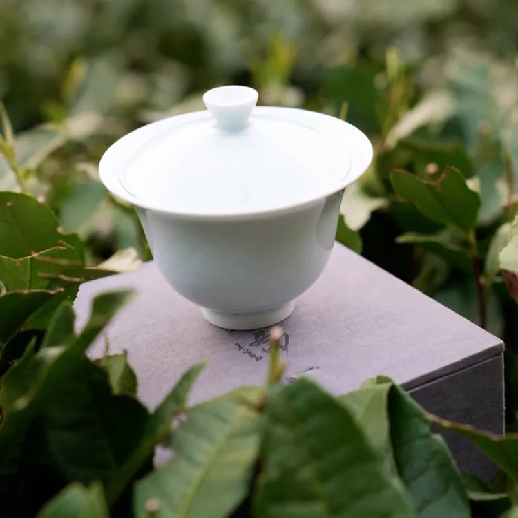 【南瓷轩茶器】萱草花二才盖碗