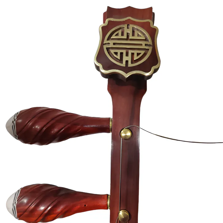 小叶紫檀铜如意板紫檀板胡紫檀木豫剧板胡胡河南豫剧