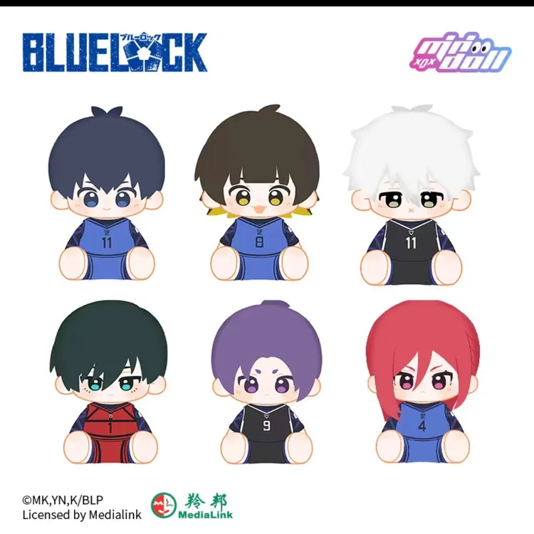 蓝色监狱 minidoll huhu 40cm坐姿毛绒玩偶周边现货
