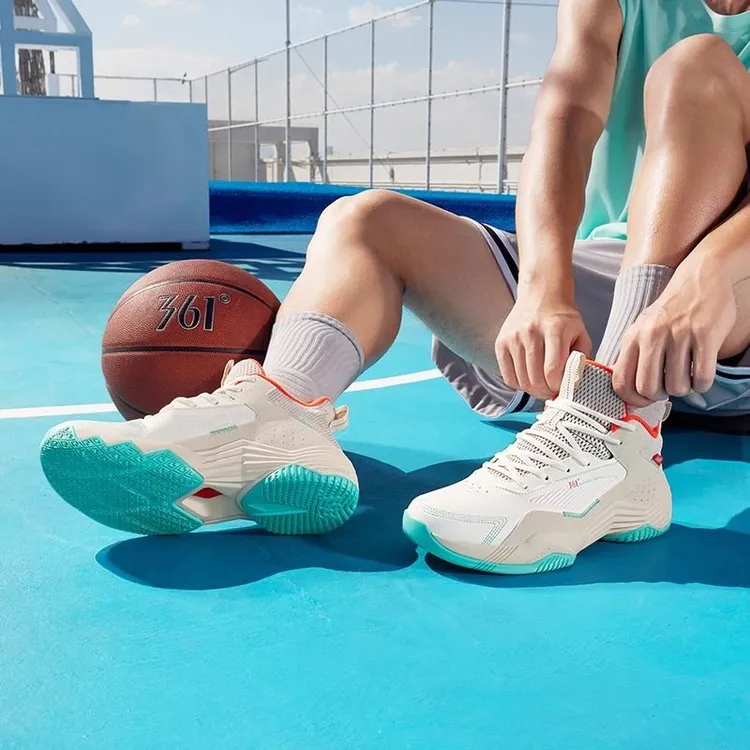 361篮球鞋男鞋运动鞋学生实战训练球鞋男中高帮耐磨鞋子