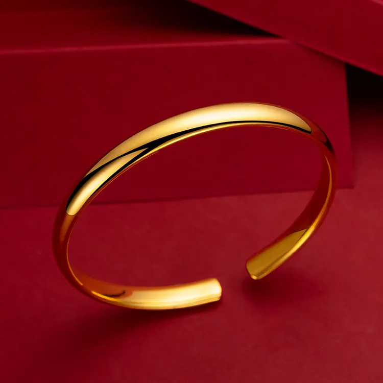 简约百搭款光面开口手镯