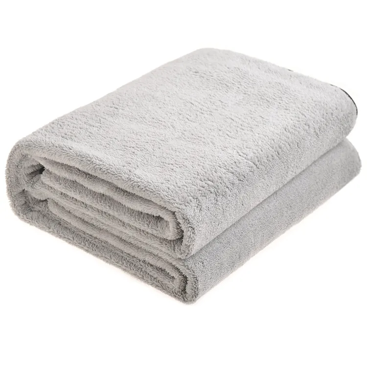 卡饰社大号洗车毛巾擦车毛巾珊瑚绒加厚吸水不掉毛毛巾60*160cm