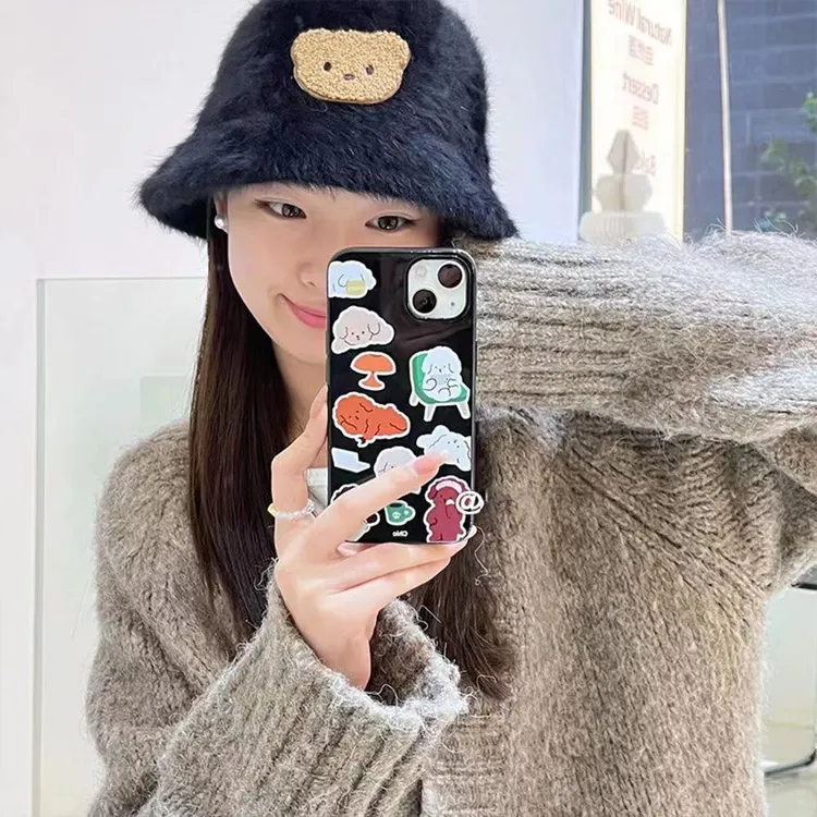 ins可爱插画萌宠狗狗xr适用11适用苹果14ProMax手机壳iPhone12女1