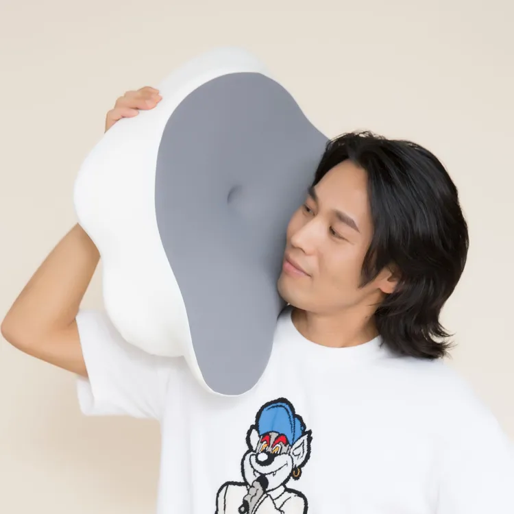 景腾景枕蝶形记忆枕头护颈椎专用助睡眠不变形枕芯颈椎枕