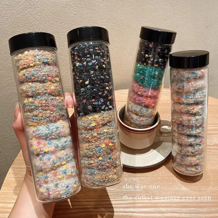 彩色加粗高弹力发圈韩版不伤发扎马尾头绳网红爆款ins风发绳百搭