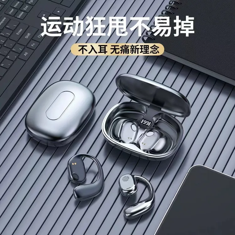 2024新款蓝牙耳机开放式不入耳久戴不痛双耳立体声高清语音通话