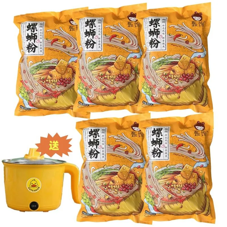 广西正宗风味螺蜥粉便宜现货经典美味螺狮粉方便香辣网红送电煮锅