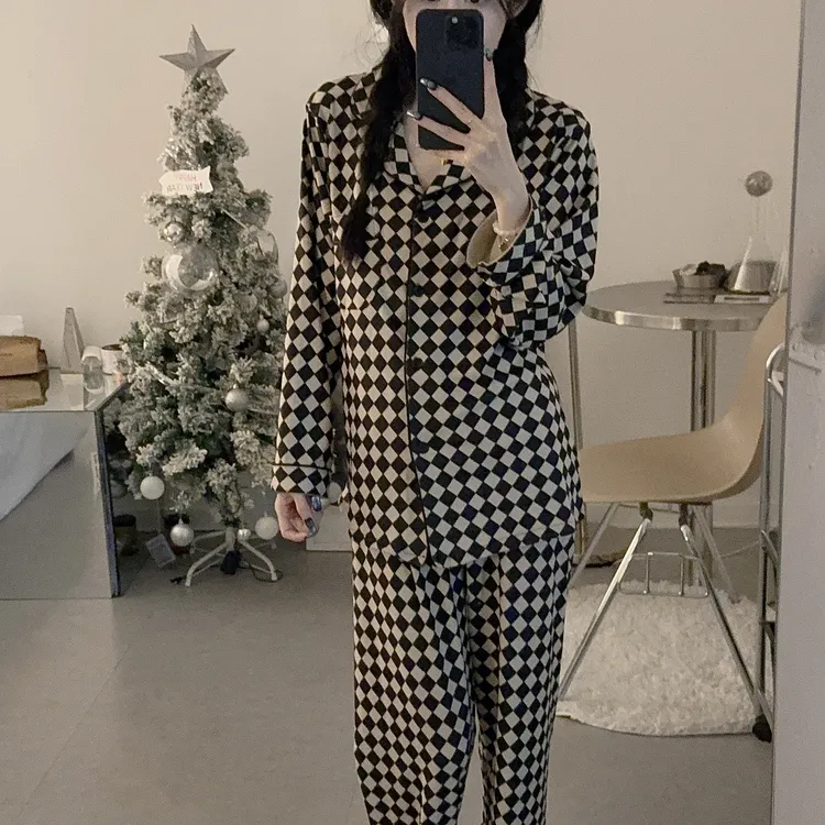 『福利价』女家居服气质睡衣双面德绒轻奢高级感两件套时尚家居服