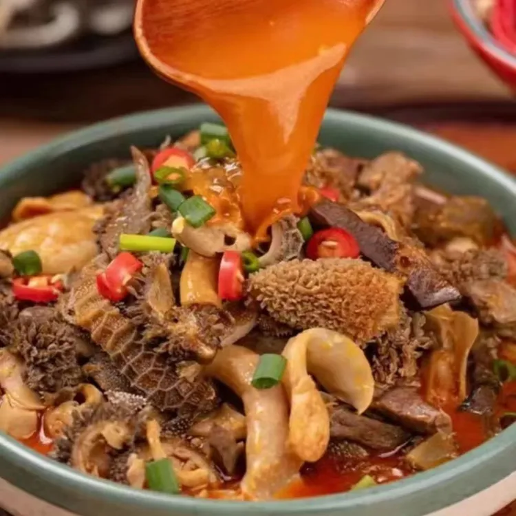 【福利价】正宗内蒙古羊杂汤真空包装熟食批发速食开袋加热即食258g