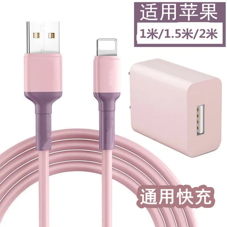 适用苹果充电器数据线iphone6s/7plus/8pX/XS通用快充ipad充电线