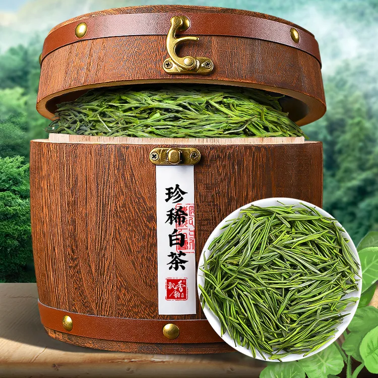 飘香韵明前特级珍稀白茶2025新茶叶头采高山绿茶茶叶礼盒装200g