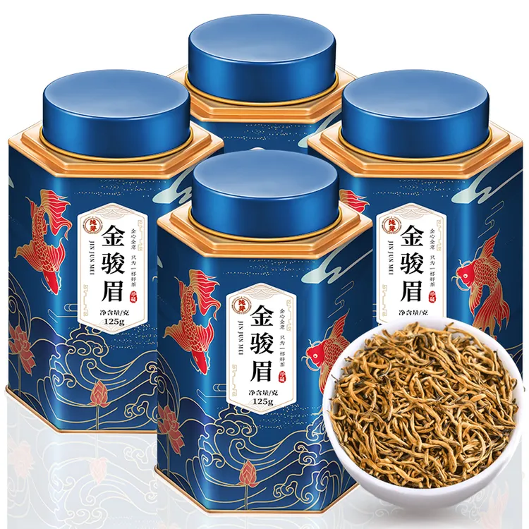 飘香韵特级纯芽金骏眉高品质高端红茶2025新茶叶浓香型礼盒装250g