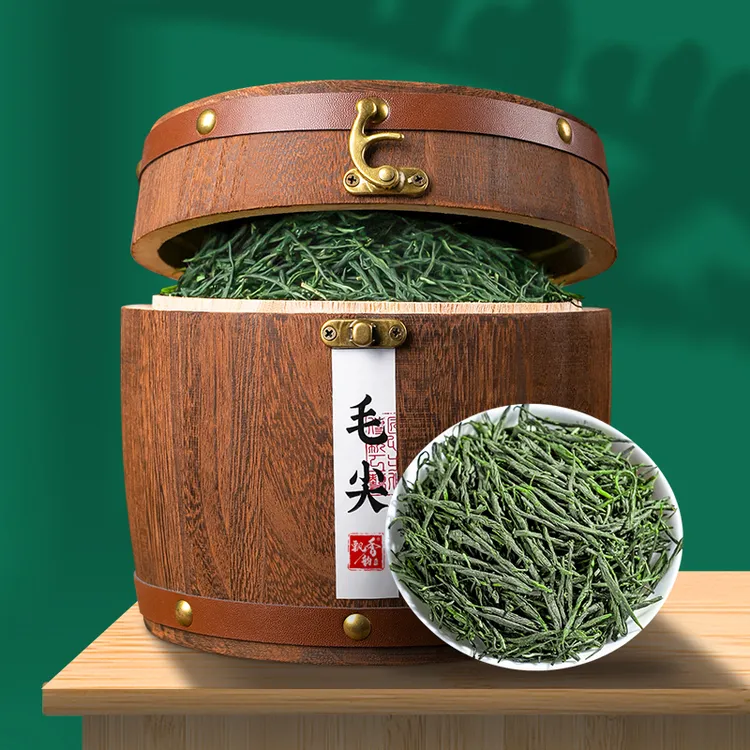 飘香韵毛尖茶2025新茶叶手作高山明前春茶嫩芽散装礼盒装绿茶400g