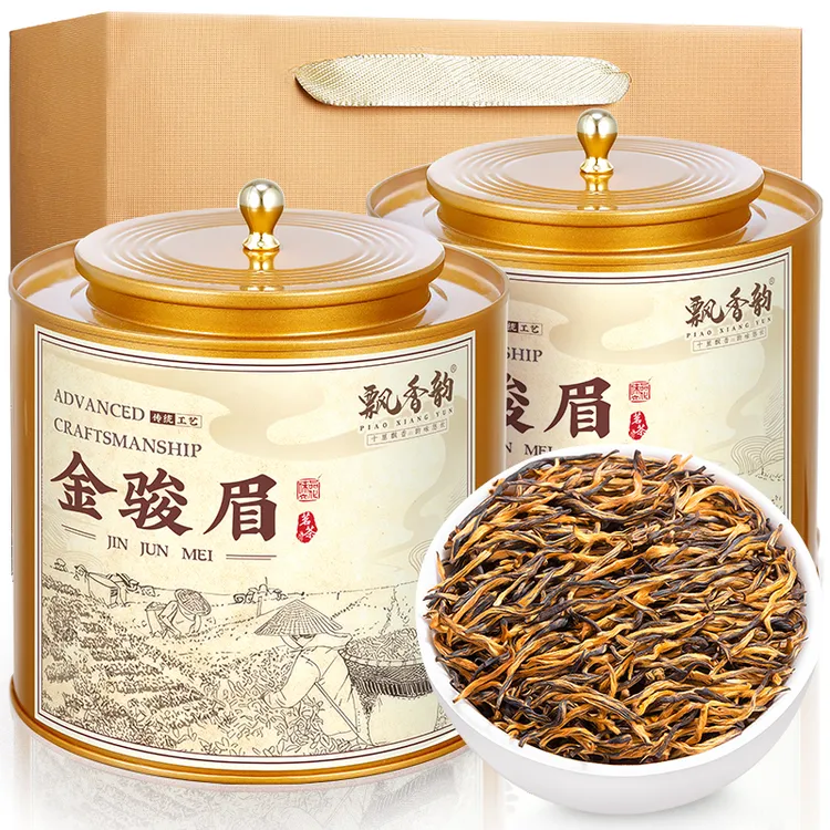 飘香韵特级金骏眉红茶2025新茶浓香型茶叶高山花果蜜香红茶罐装