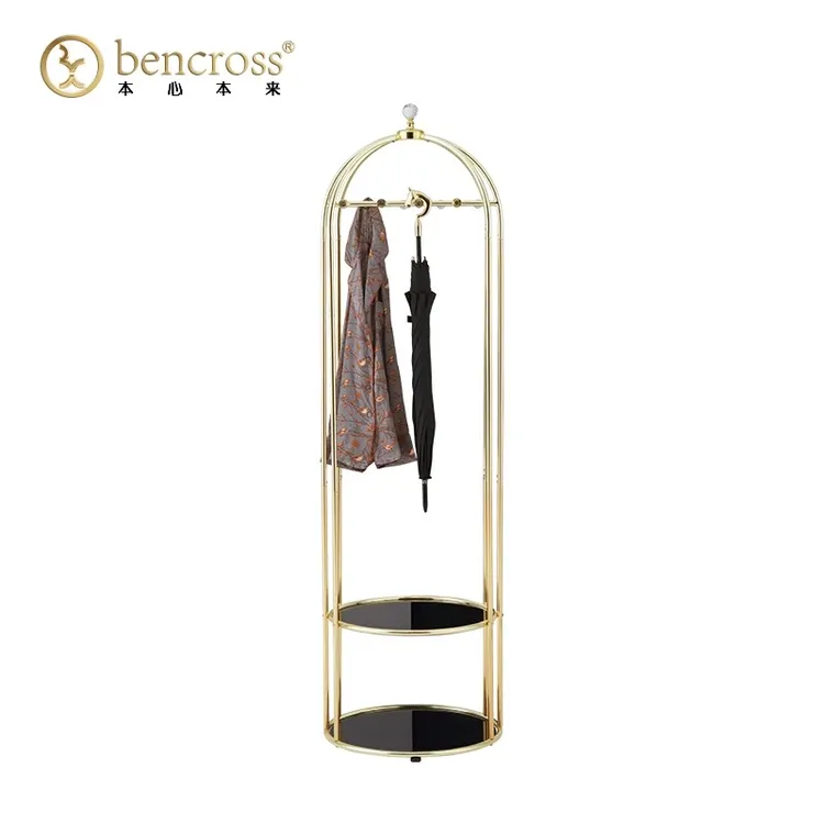 本心本来鸟屋创意衣帽架挂衣架卧室轻奢立式置物架家用简易衣服架