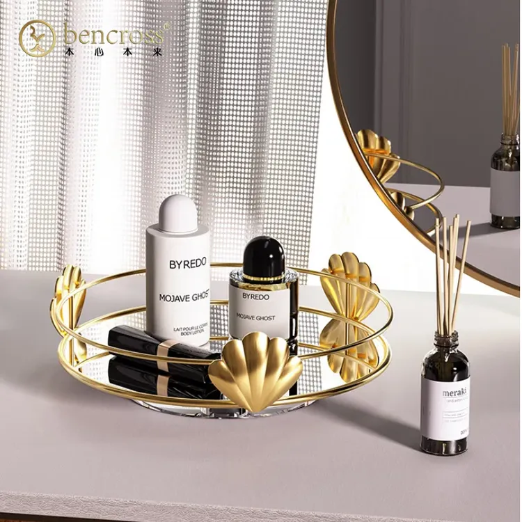 bencross旋转托盘北欧轻奢欧式创意酒店家用厨房简约化妆品调料瓶