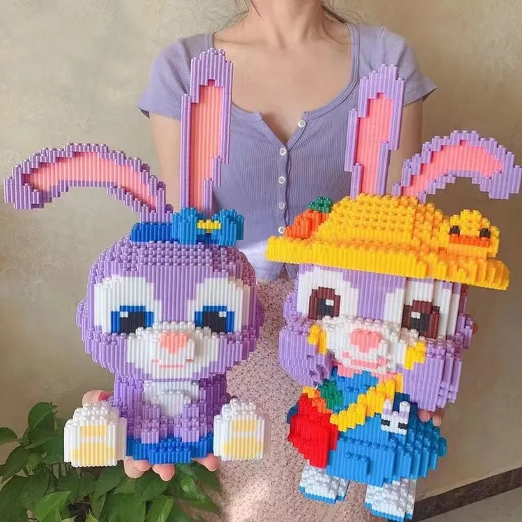 生日礼物星黛露小颗粒积木儿童益智拼装玩具男女孩系列3d立体拼图