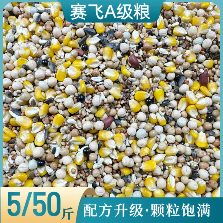 中信赛飞A级粮5/50斤袋鸟粮鸽子食种鸽信鸽粮保健赛鸽家训飞包邮