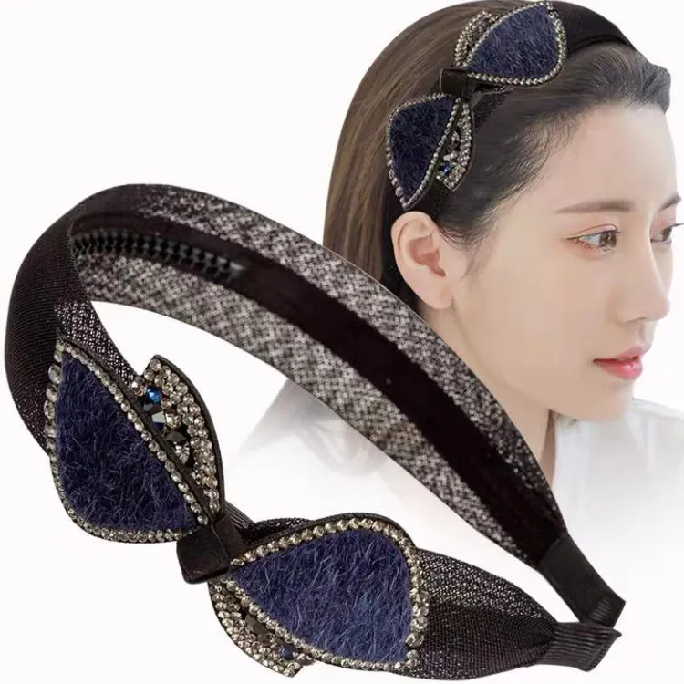 蝴蝶结宽边防滑发箍女2023爆款洋气洗脸头箍显脸小发卡高颅顶头饰