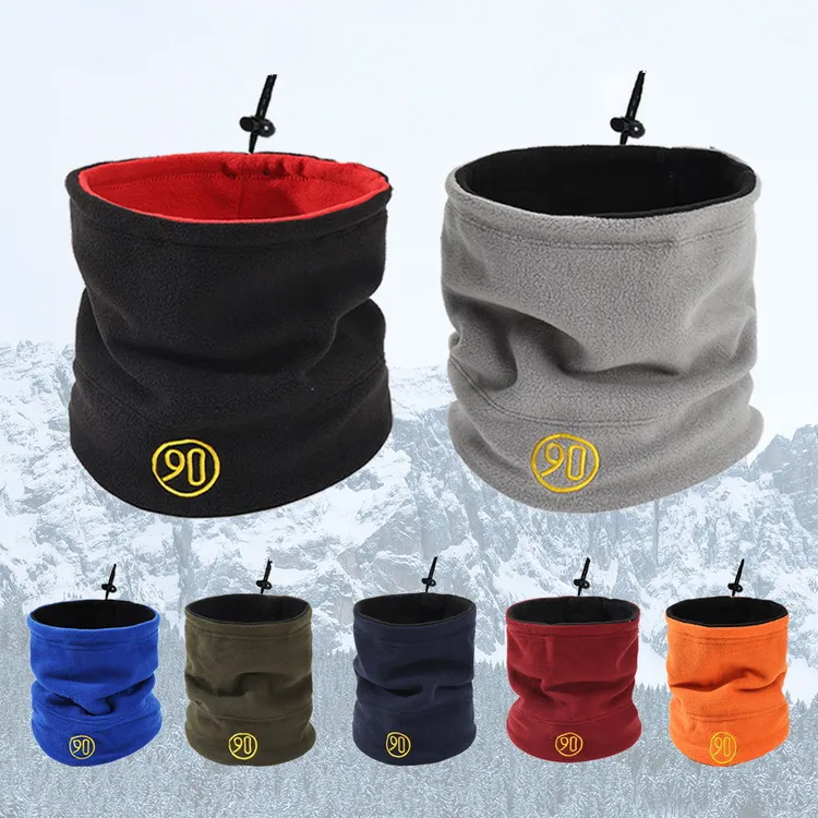 围脖套男冬天保暖抓绒护颈围脖冬季防寒脖套韩版百搭多功能防风女