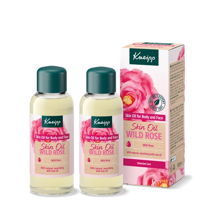 Kneipp/克奈圃野玫瑰精华油持久留香身体油全身按摩推拿100ml*2