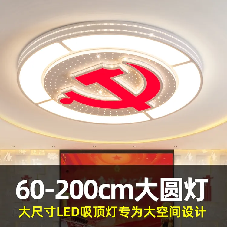 纵凌2024大厅会议室客厅灯LED节能省电大气订制创意圆形卧室灯