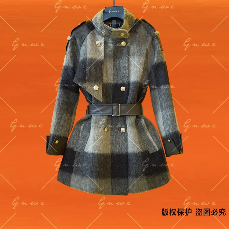 【 Brand高定专属】冬季时尚个性百搭遮肉显瘦外套  G1123