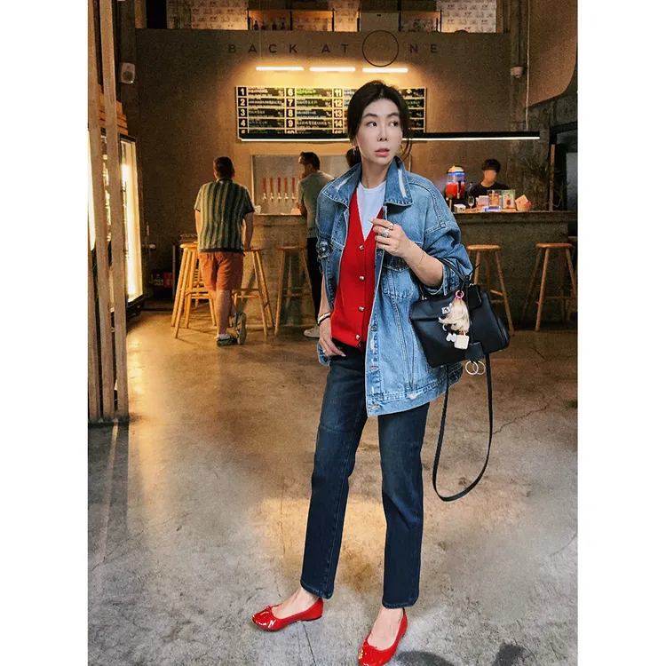 BackAtOne “奢调丹宁”美式复古可拆卸夹棉牛仔外套 BEF-1DC125B-K