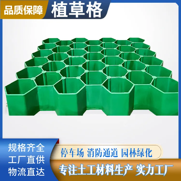 塑料植草格停车场车道小区园林绿化工程植草格草坪砖植草板斜坡