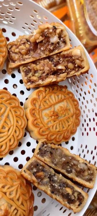 伍仁什锦月饼老款