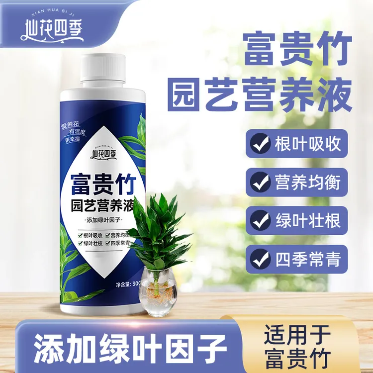 仙花四季富贵竹园艺营养液植物通用型盆栽家用花卉肥料水溶叶面肥