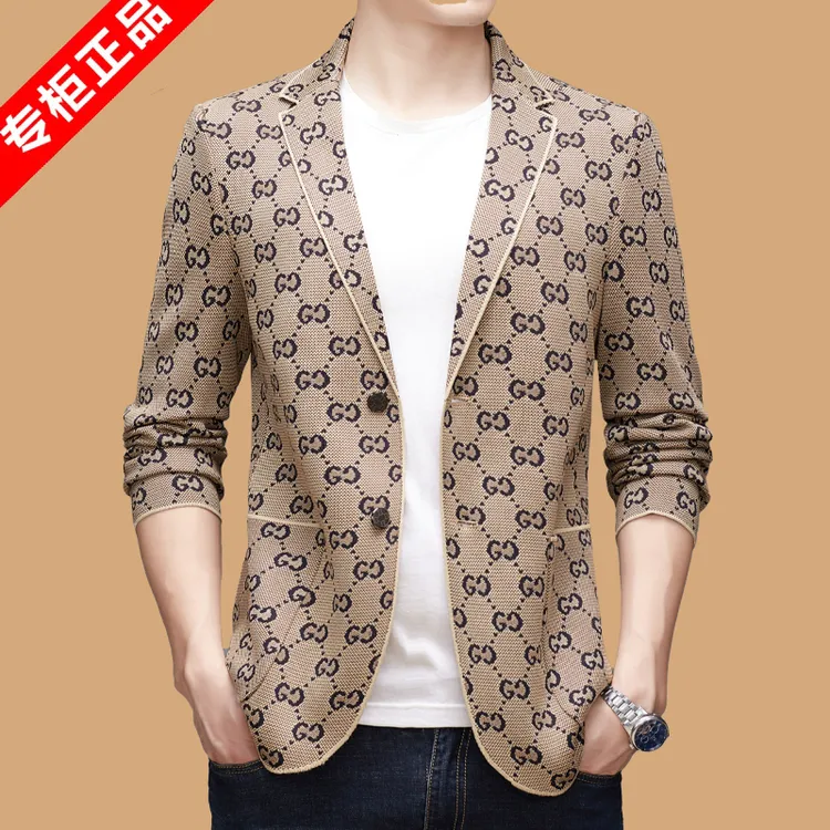 【专柜正品】秋冬新款男士西装外套时尚休闲高档免烫单西服潮流爆款