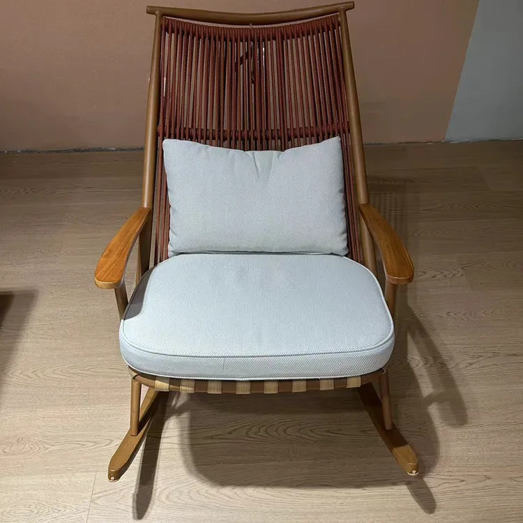 摇椅阳台休闲家用躺椅客厅懒人沙发逍遥椅轻奢可躺可摇藤椅摇摇椅