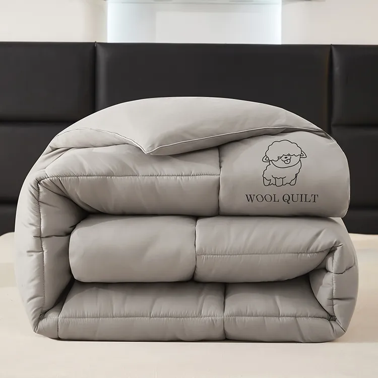 2024新款酒店加厚单人冬被羊毛被百分百羊毛被澳洲羊毛被子被芯