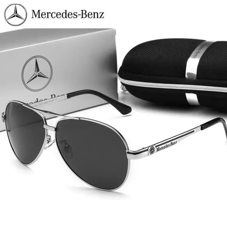 奔驰4S店同款【偏光太阳镜】经典防紫外线男女眼镜钓鱼飞行员墨镜