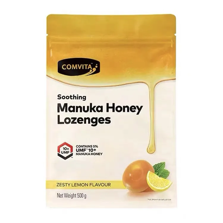 新西兰进口康维他麦卢卡蜂蜜硬糖（柠檬味）500克