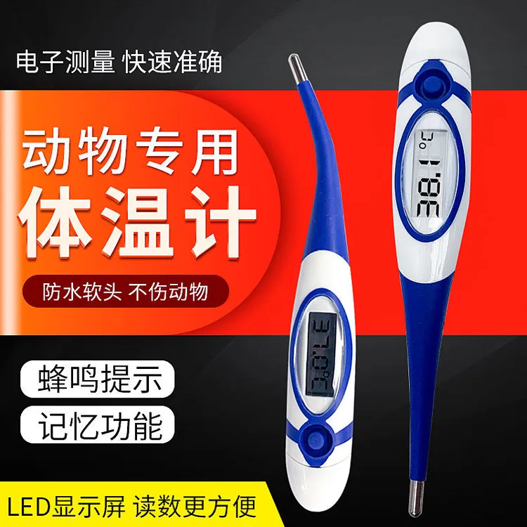 兽用电子自动体温计猪用体温计 猫狗宠物牛羊测温仪温度计 包邮