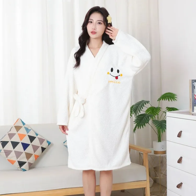 长袖可穿加厚成人穿式浴袍新款浴裙睡袍洗澡浴巾吸水速干不掉柔软