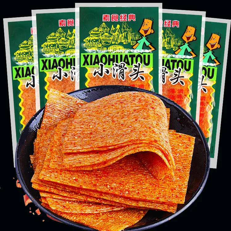 小滑头辣条8090后儿时怀旧网红辣片麻辣追剧解馋小零食品休闲小吃
